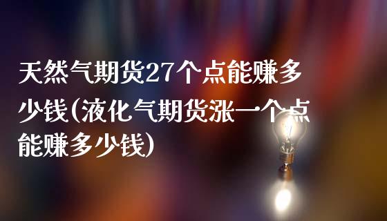 天然气期货27个点能赚多少钱(液化气期货涨一个点能赚多少钱)_https://www.lvsezhuji.com_恒指直播喊单_第1张