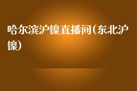 哈尔滨沪镍直播间(东北沪镍)_https://www.lvsezhuji.com_恒指直播喊单_第1张