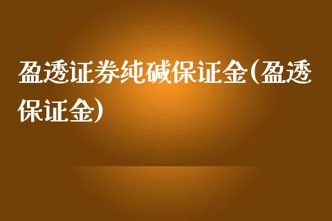 盈透证券纯碱保证金(盈透保证金)_https://www.lvsezhuji.com_非农直播喊单_第1张