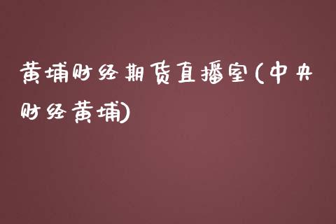 黄埔财经期货直播室(中央财经黄埔)_https://www.lvsezhuji.com_期货喊单_第1张